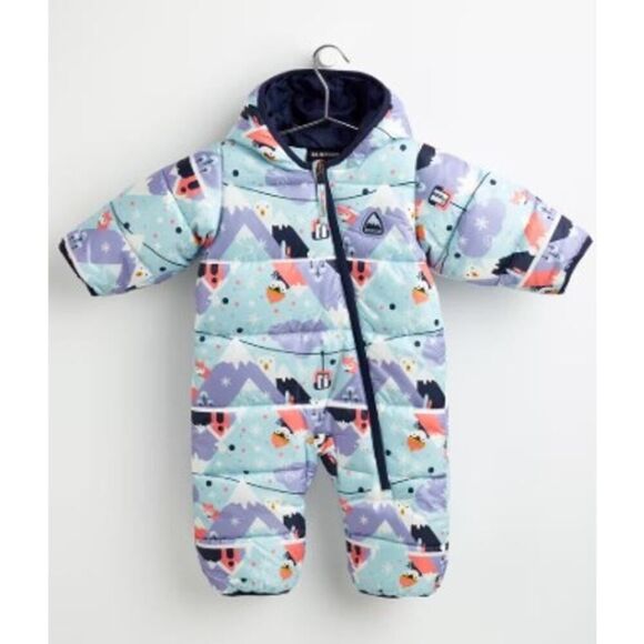 Burton Buddy Bunting Suit in Snow Day Pattern Sz. 3M - Picture 1 of 6